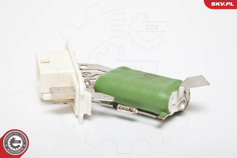 Resistor, interior blower